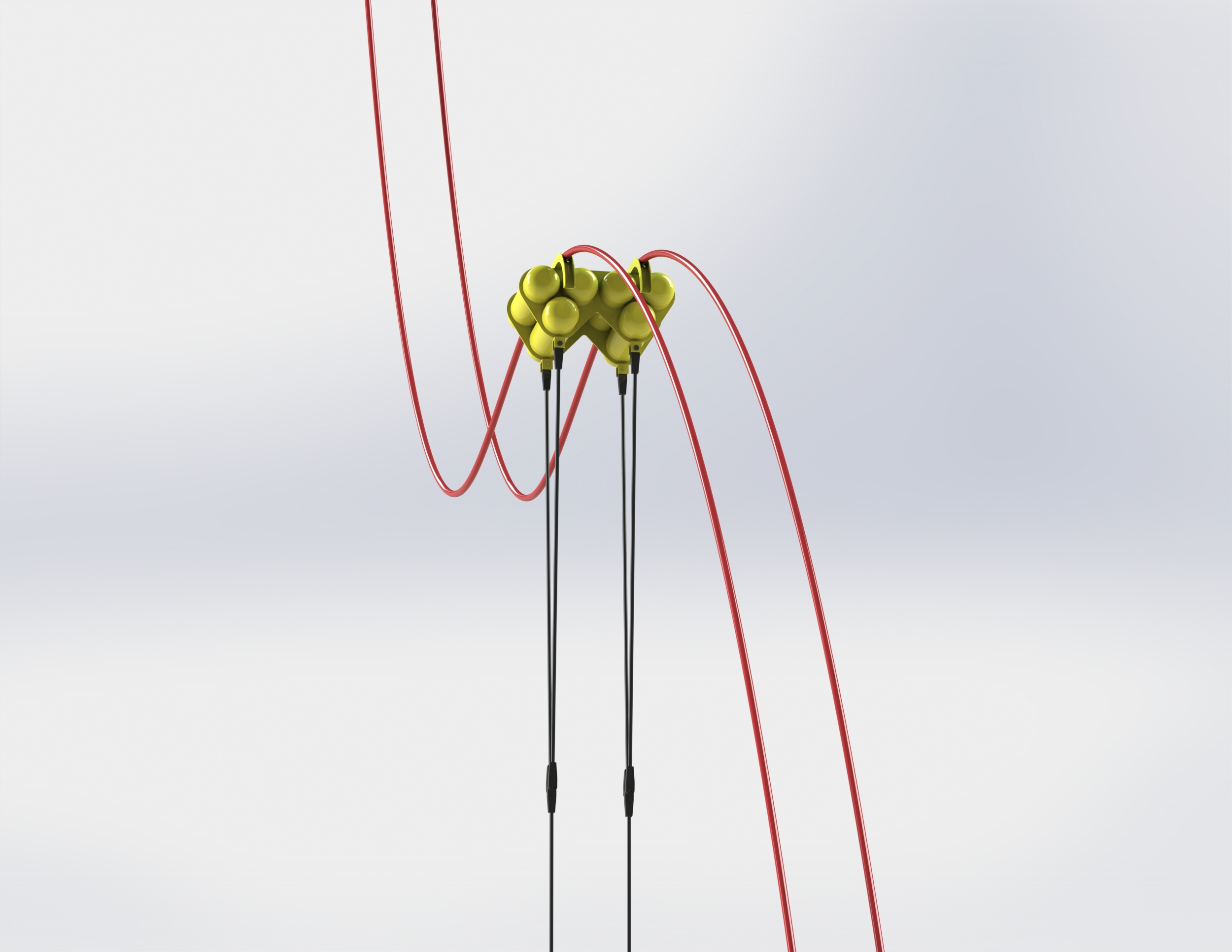 Tethered mooring
